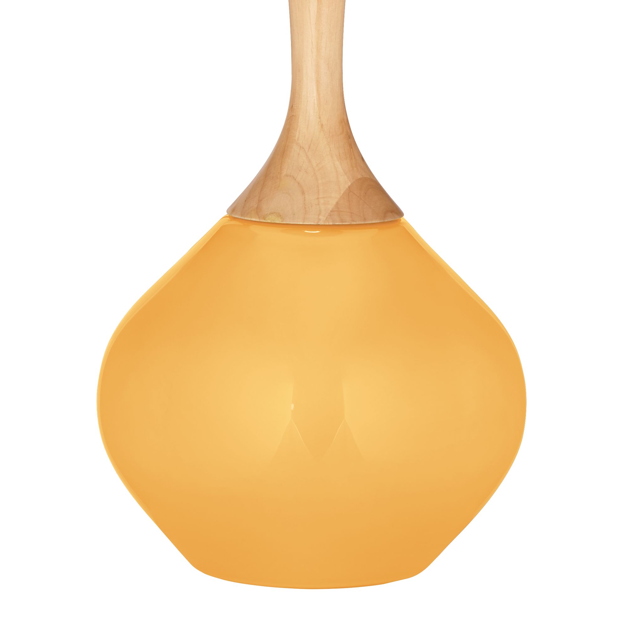 Image 4 Color Plus Wexler 31" High Modern Marigold Yellow Table Lamp more views