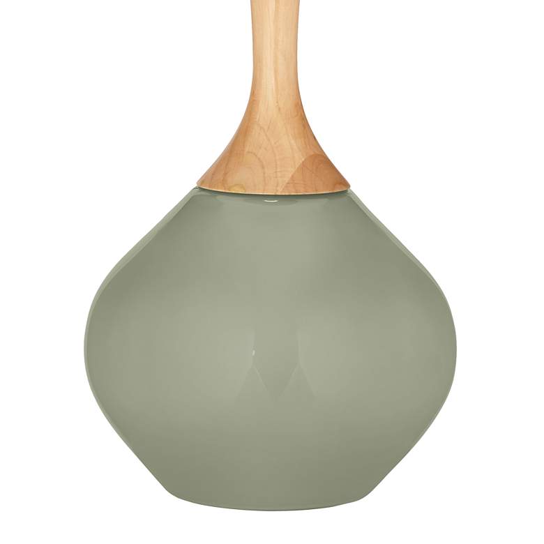 Image 4 Color Plus Wexler 31" Linen Shade Evergreen Fog Green Table Lamp more views