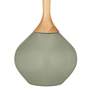 4_Color Plus Wexler 31" Linen Shade Evergreen Fog Green Table Lamp more views
