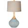 Color Plus Wexler 31" Linen Shade Uncertain Gray Table Lamp
