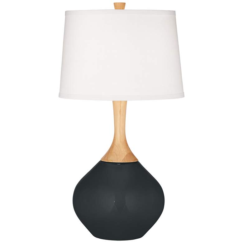 Image 2 Color Plus Wexler 31 inch Modern Black of Night Table Lamp