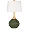 Color Plus Wexler 31" Secret Garden Green Modern Table Lamp
