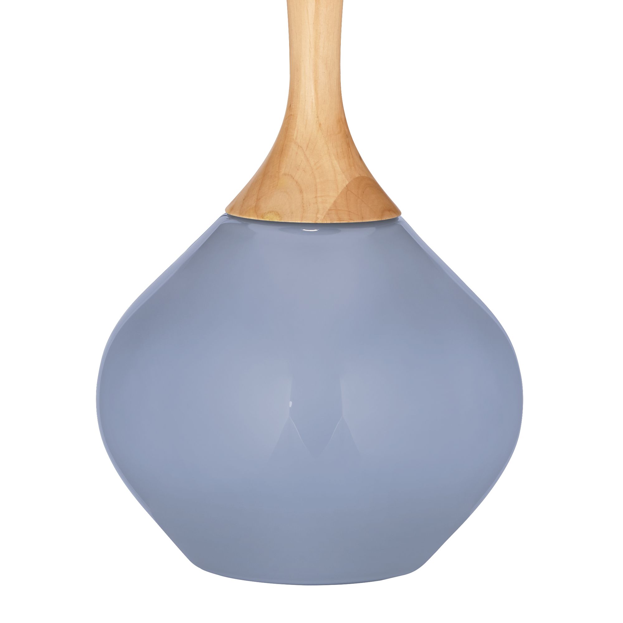 Image 4 Color Plus Wexler 31" White Shade Blue Sky Table Lamp more views