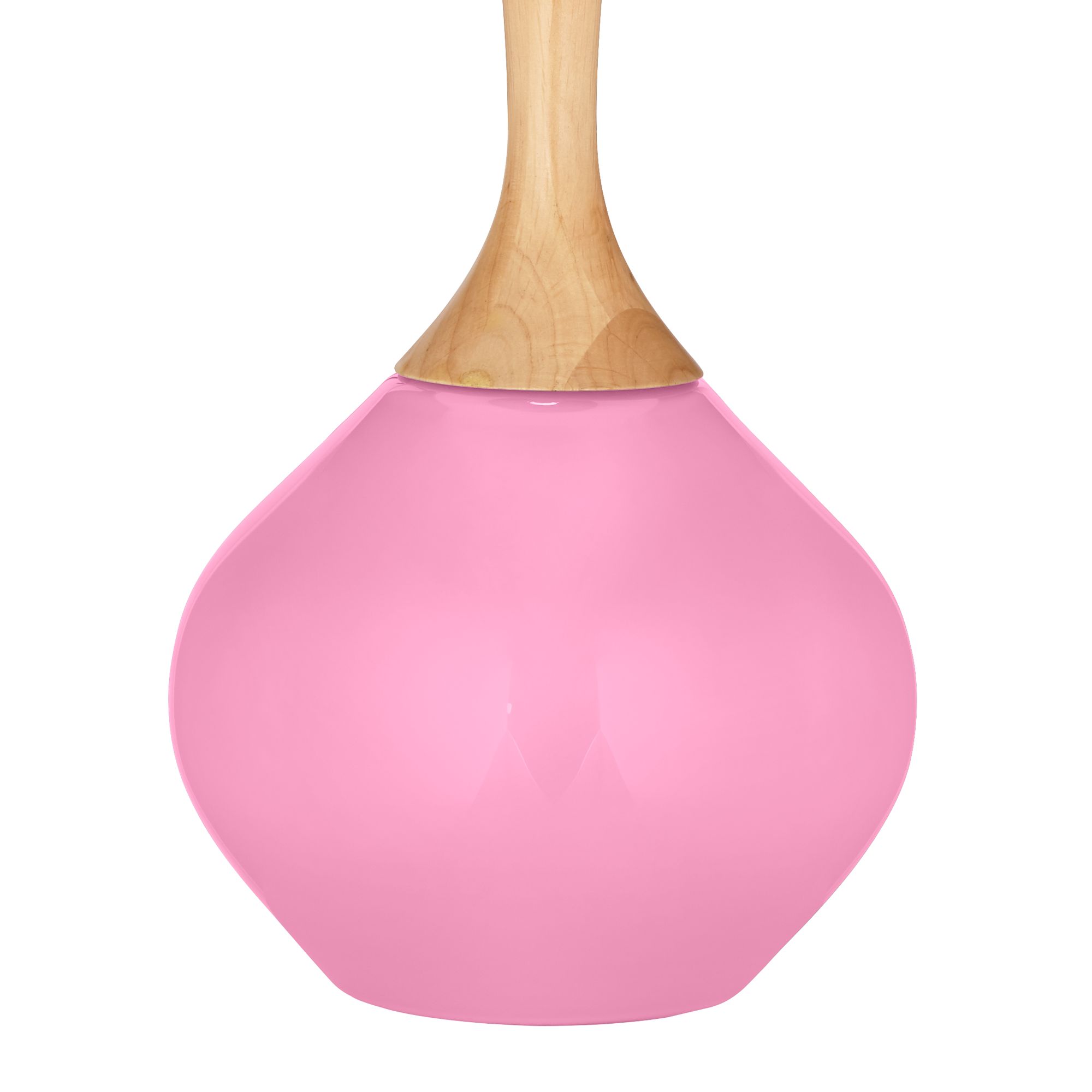 Image 4 Color Plus Wexler 31" White Shade Candy Pink Table Lamp more views