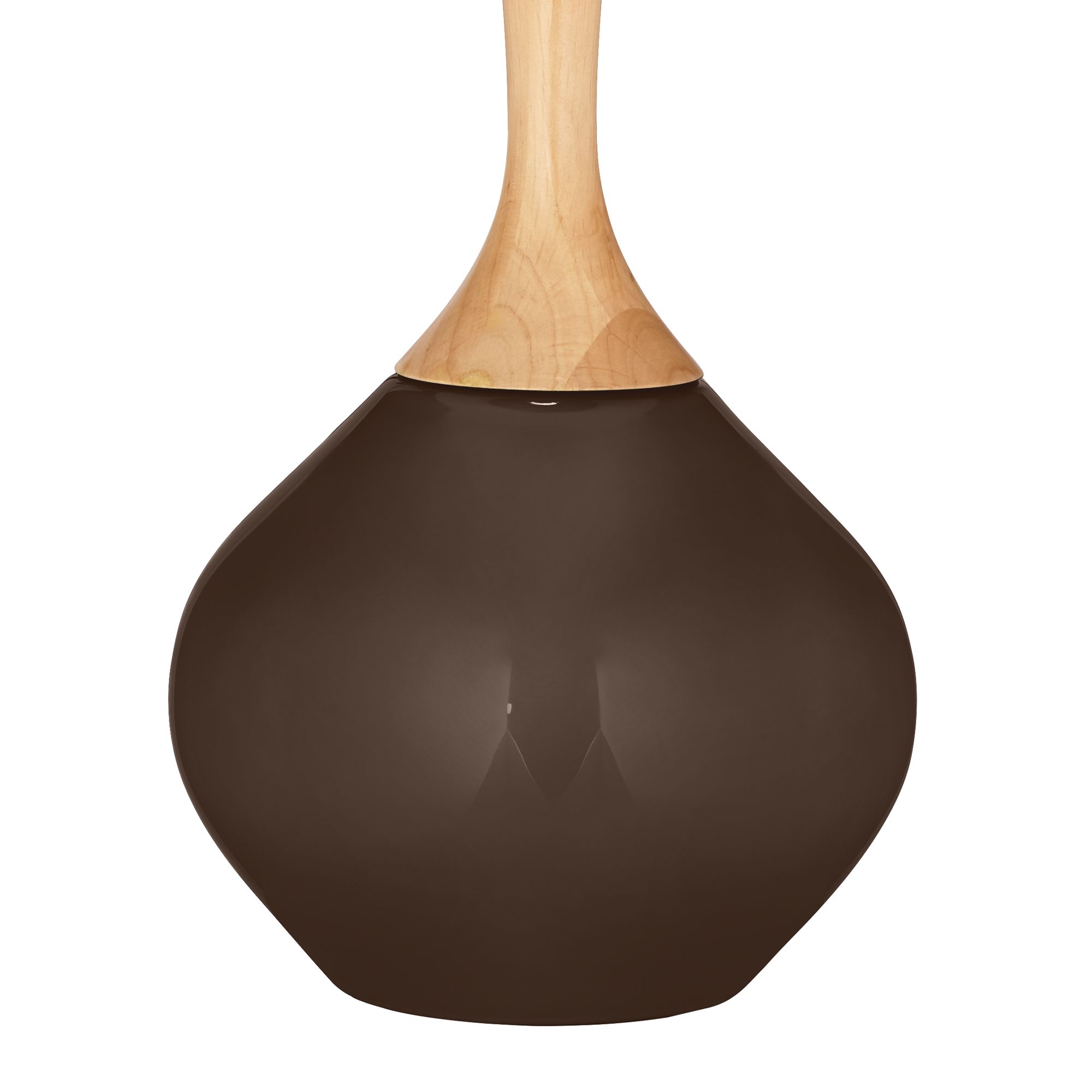 Image 4 Color Plus Wexler 31" White Shade Carafe Brown Table Lamp more views