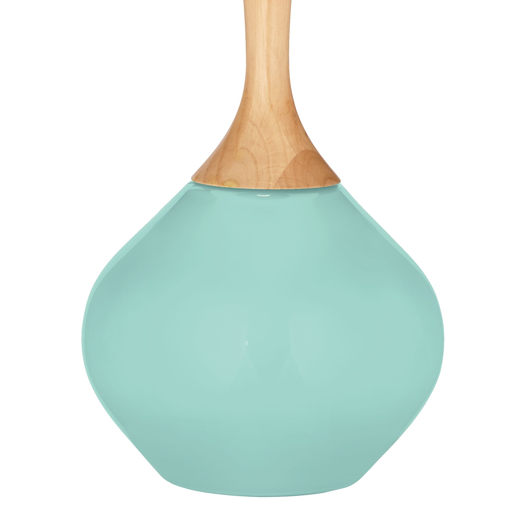 Image 4 Color Plus Wexler 31" White Shade Cay Blue Table Lamp more views