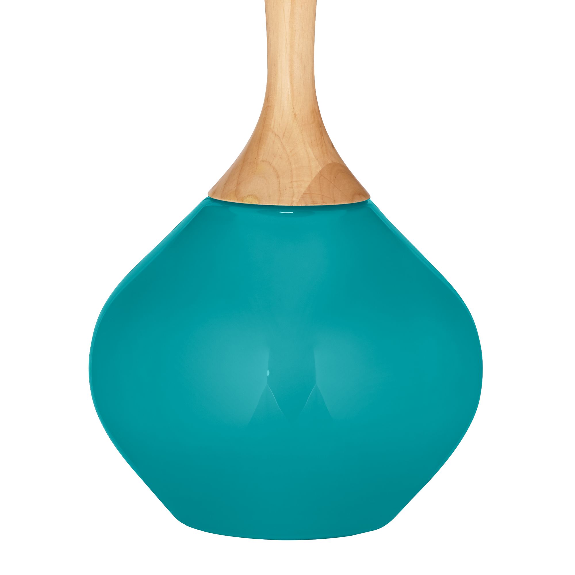 Image 4 Color Plus Wexler 31" White Shade Coastal Surfer Blue Table Lamp more views