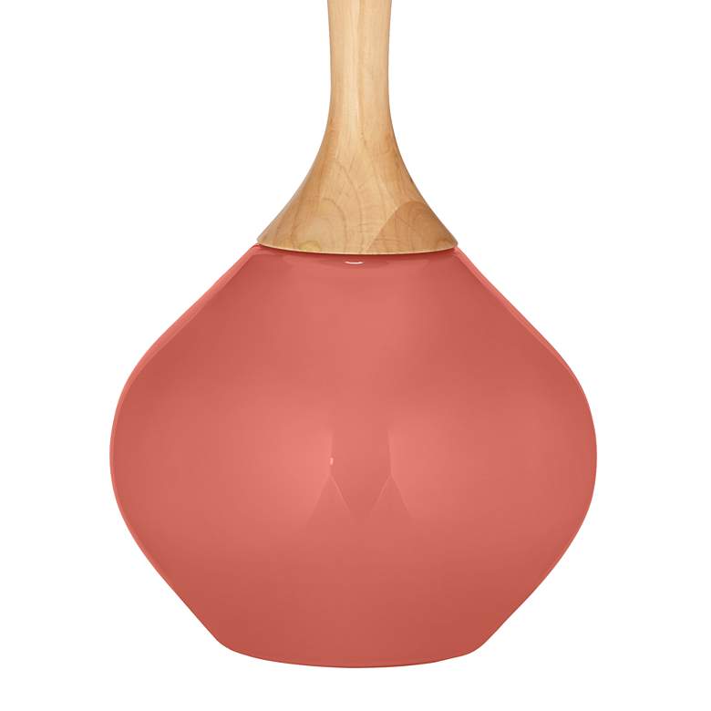 Image 4 Color Plus Wexler 31" White Shade Coral Reef Pink Table Lamp more views