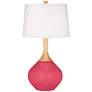 Color Plus Wexler 31" White Shade  Eros Pink Table Lamp