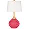 Color Plus Wexler 31" White Shade Eros Pink Table Lamp