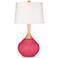 Color Plus Wexler 31" White Shade  Eros Pink Table Lamp