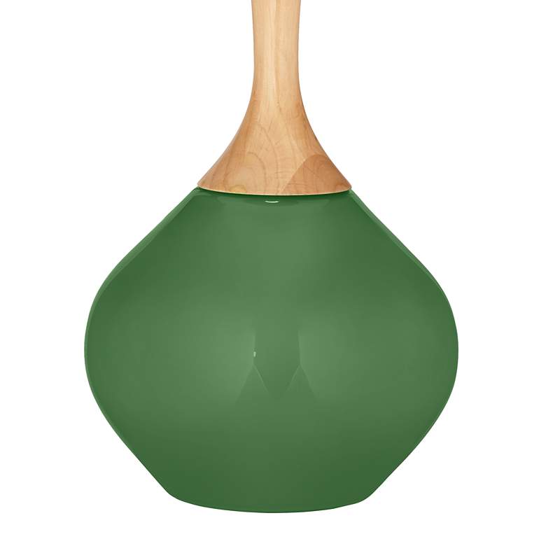 Image 4 Color Plus Wexler 31" White Shade Garden Grove Green Modern Table Lamp more views