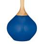 4_Color Plus Wexler 31" White Shade Hyper Blue Modern Table Lamp more views