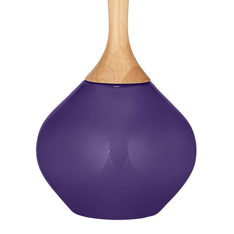 Image 4 Color Plus Wexler 31" White Shade Izmir Purple Table Lamp more views