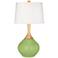 Color Plus Wexler 31" White Shade Lime Rickey Green Table Lamp