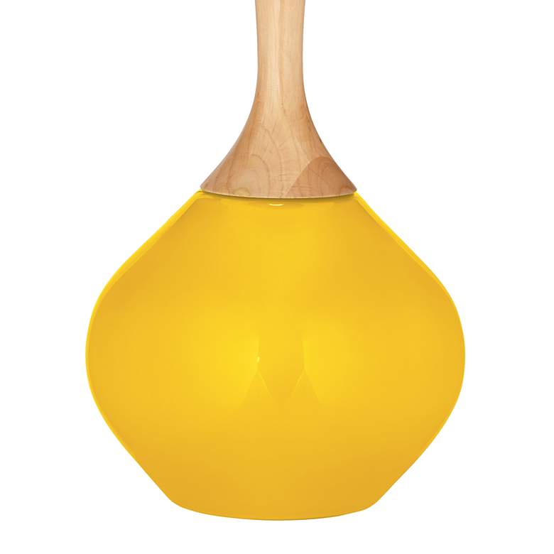 Image 4 Color Plus Wexler 31" White Shade Modern Citrus Yellow Table Lamp more views