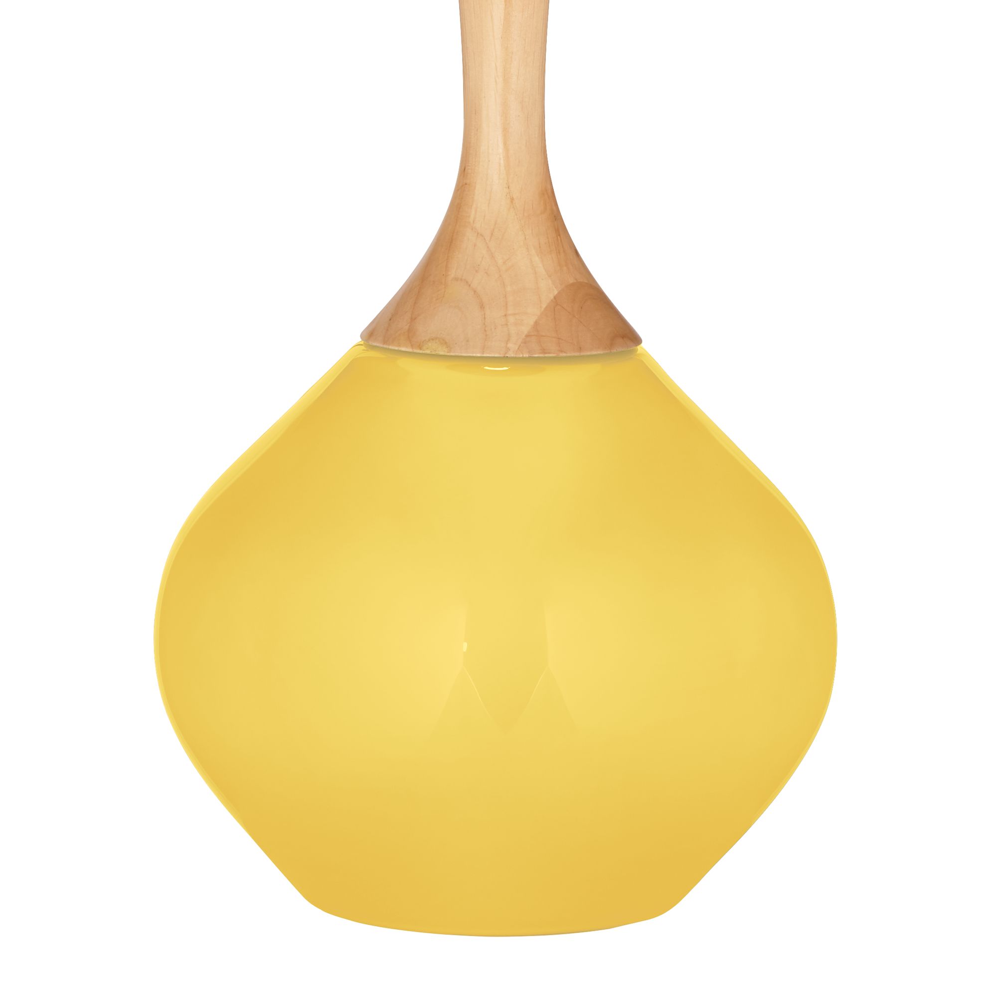 Image 4 Color Plus Wexler 31" White Shade Modern Lemon Zest Yellow Table Lamp more views