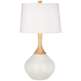 Image2 of Color Plus Wexler 31" White Shade Modern Winter White Table Lamp