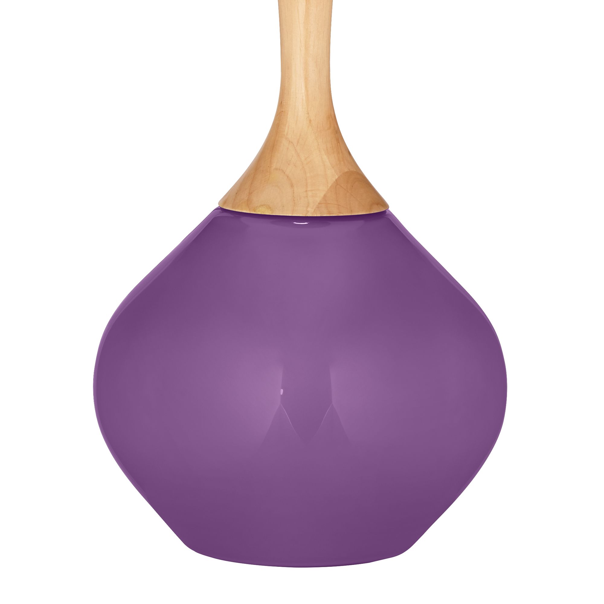 Image 4 Color Plus Wexler 31" White Shade Passionate Purple Table Lamp more views