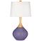Color Plus Wexler 31" White Shade Purple Haze Modern Table Lamp