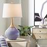 Color Plus Wexler 31" White Shade Purple Haze Modern Table Lamp