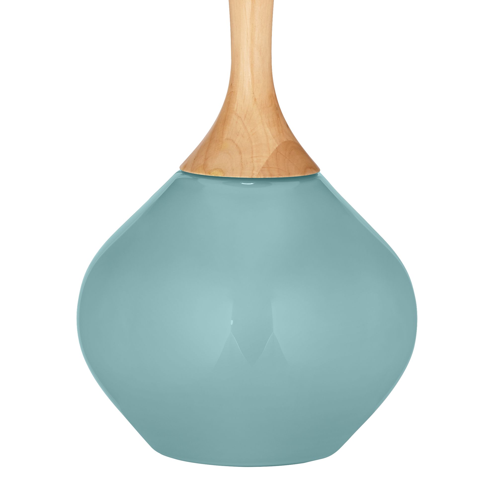 Image 4 Color Plus Wexler 31" White Shade Raindrop Blue Table Lamp more views