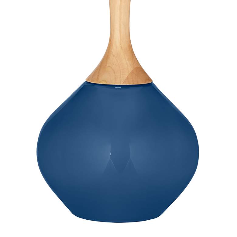 Image 5 Color Plus Wexler 31" White Shade Regatta Blue Table Lamp more views