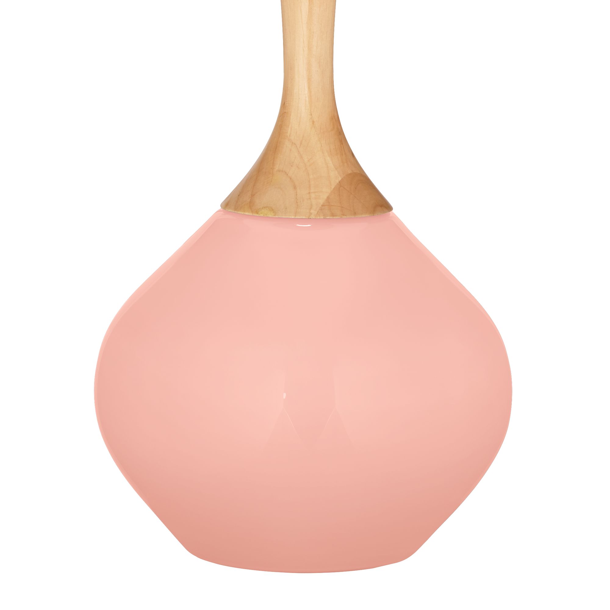 Image 4 Color Plus Wexler 31" White Shade Rose Pink Table Lamp more views