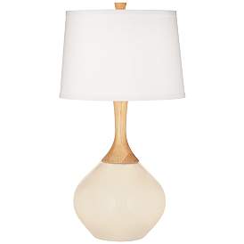 Image2 of Color Plus Wexler 31" White Shade Steamed Milk White Table Lamp