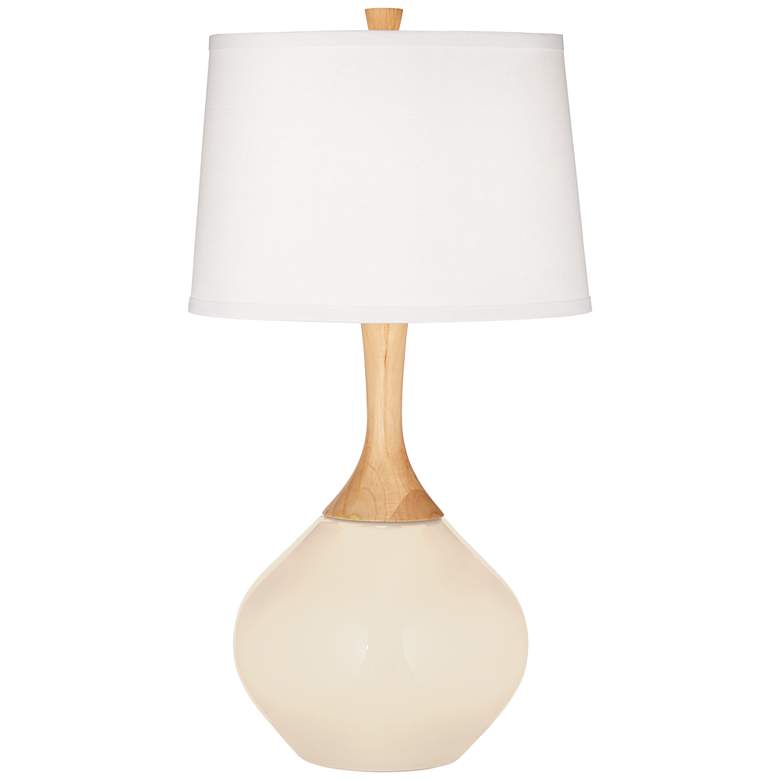 Image 2 Color Plus Wexler 31 inch White Shade Steamed Milk White Table Lamp