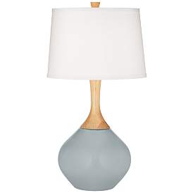 Image2 of Color Plus Wexler 31" White Shade Uncertain Gray Modern Table Lamp