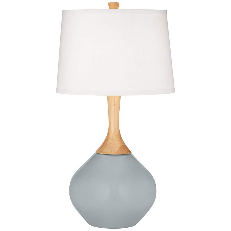 Image 2 Color Plus Wexler 31 inch White Shade Uncertain Gray Modern Table Lamp