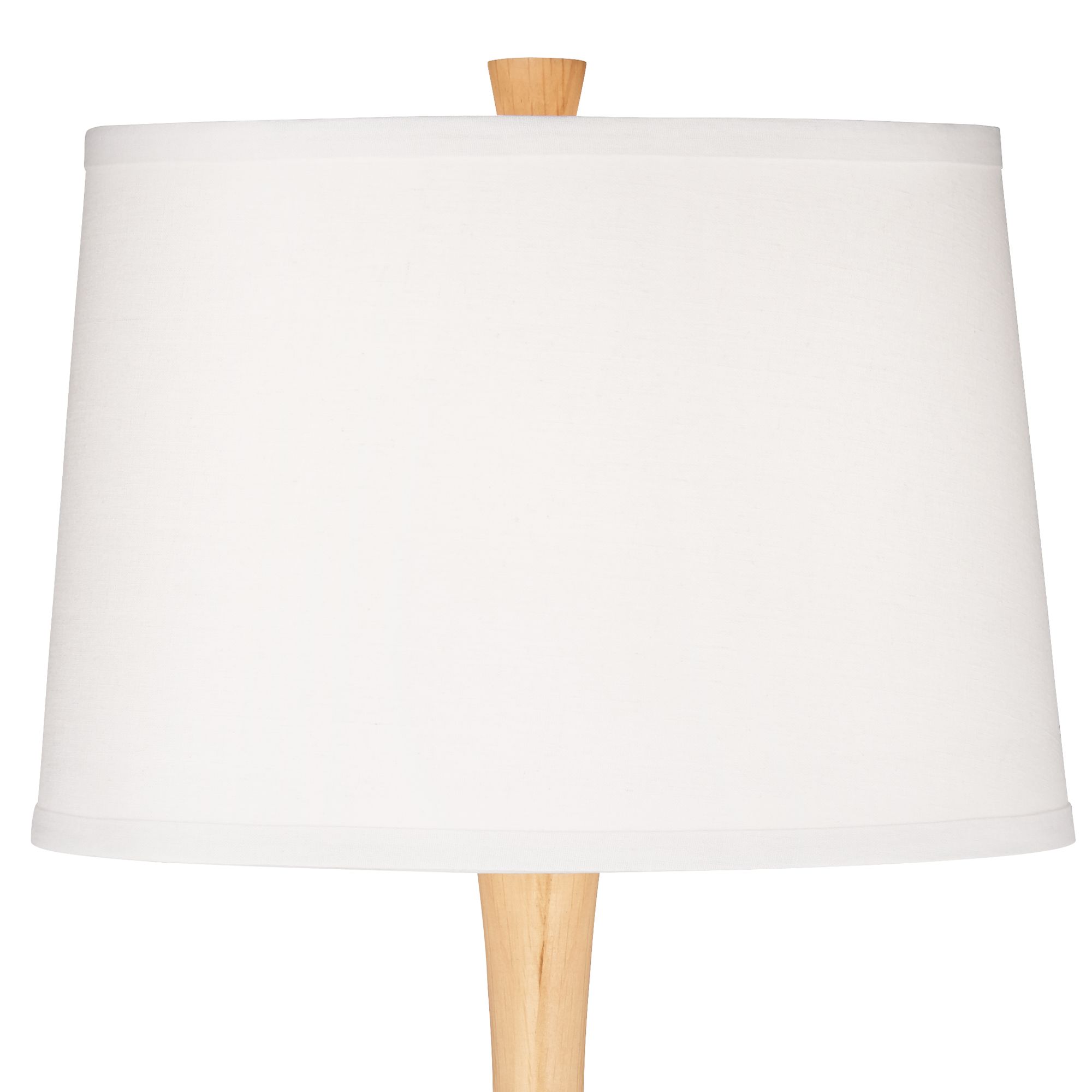 Image 3 Color Plus Wexler 31" White Shade Vast Sky Blue Table Lamp more views