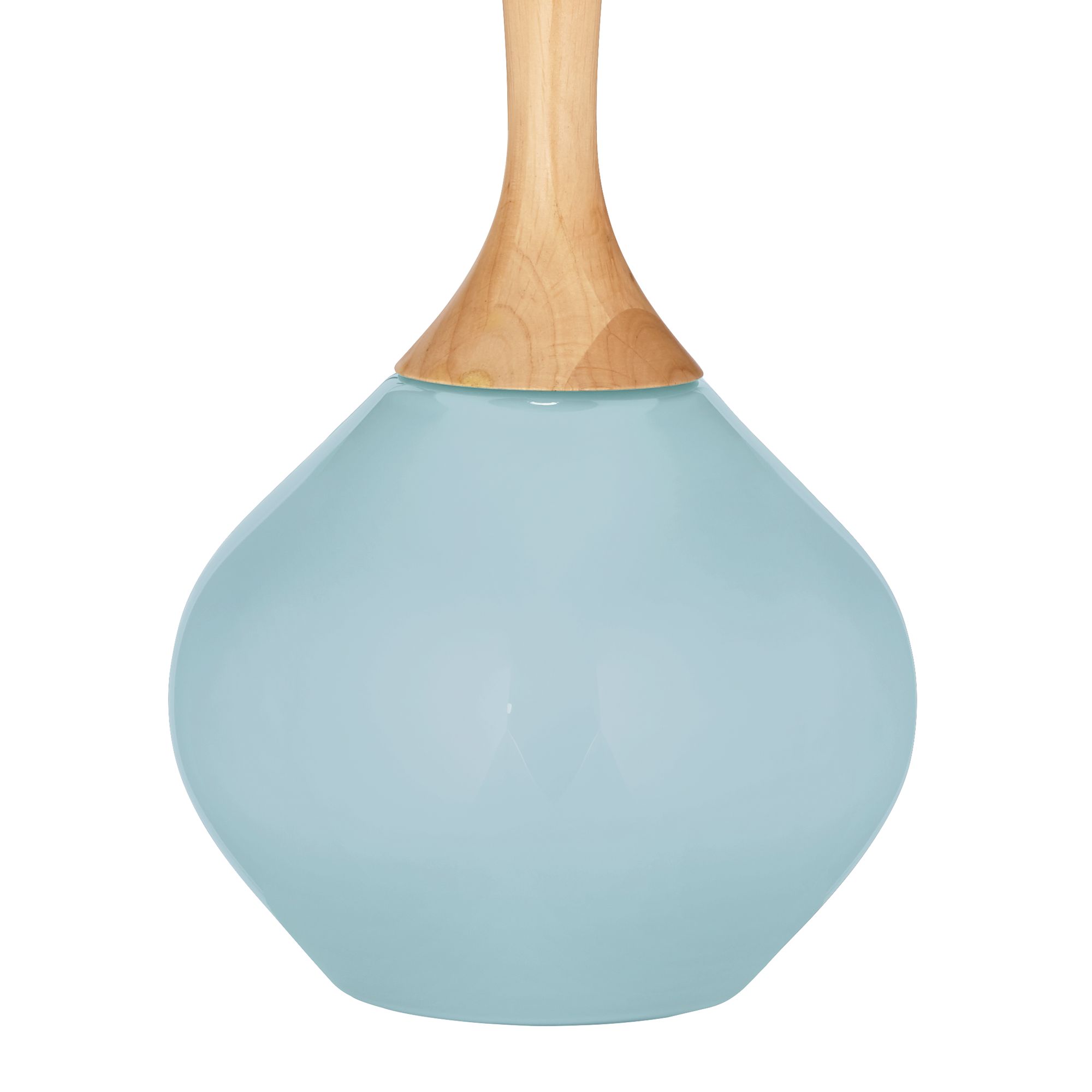 Image 4 Color Plus Wexler 31" White Shade Vast Sky Blue Table Lamp more views