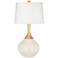 Color Plus Wexler 31" White Shade West Highland White Table Lamp
