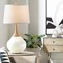 Color Plus Wexler 31" White Shade West Highland White Table Lamp