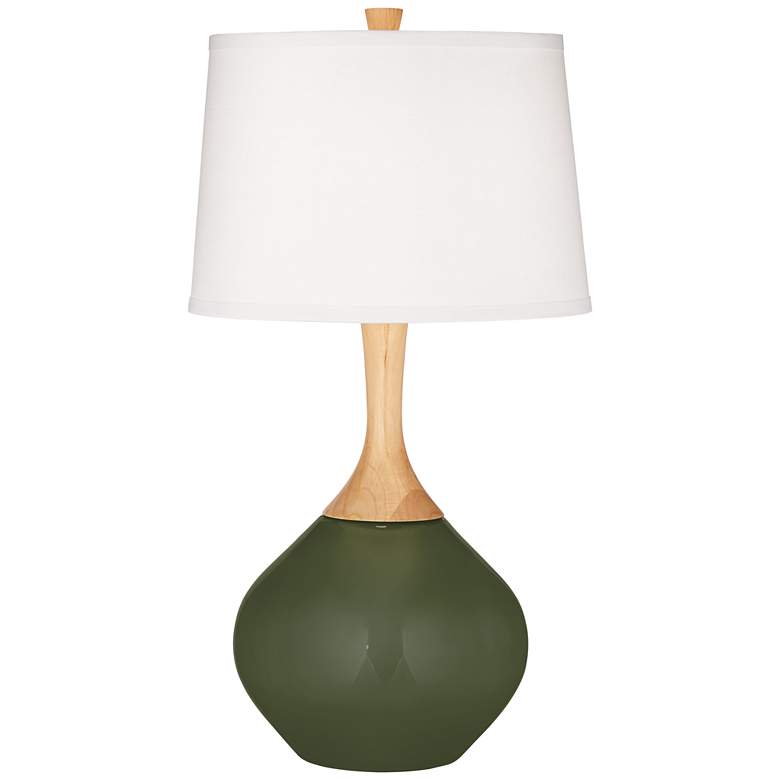 Image 2 Color Plus Wexler Secret Garden Green Modern Table Lamp