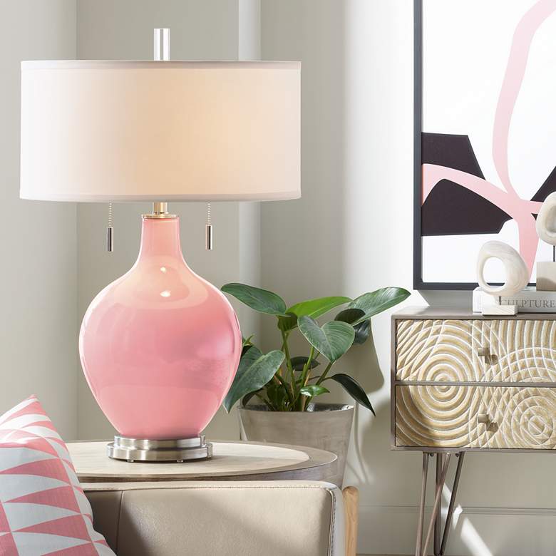 Image 1 Color Plys Toby 28" High Haute Pink Table Lamp