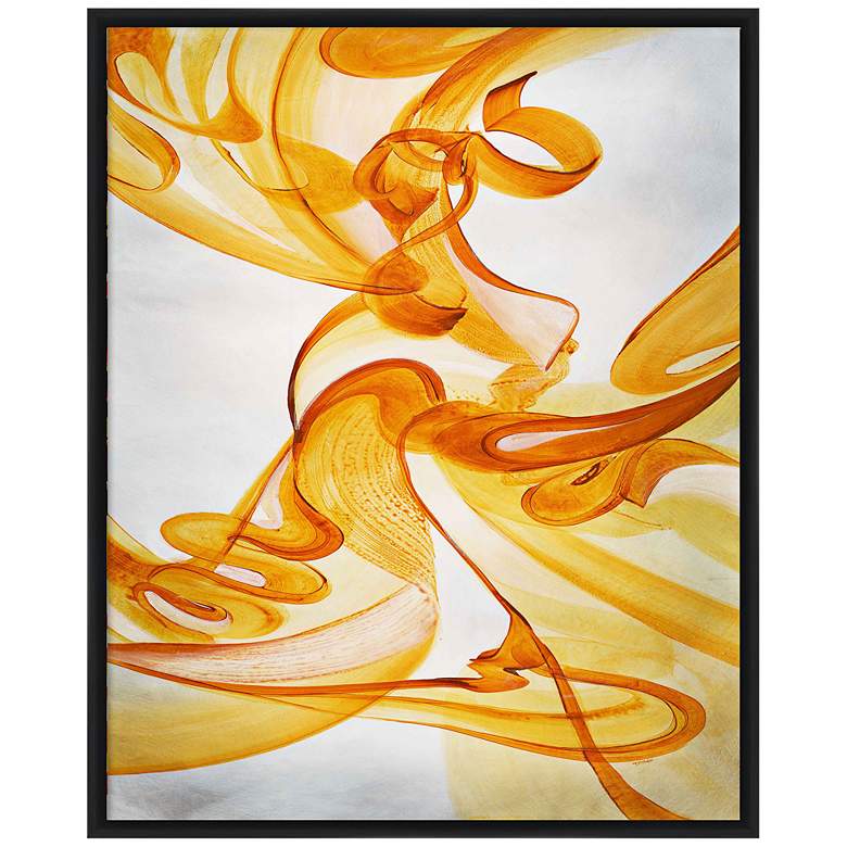 Image 1 Color Ribbons III 21 inch High Framed Wall Art