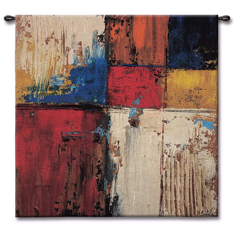 Image 1 Color Splash 53 inch Square Wall Tapestry