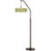 Color Sprint Bronze Downbridge Arc Floor Lamp