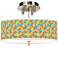 Color Sprint Giclee 14" Wide Ceiling Light