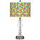 Color Sprint Giclee Apothecary Clear Glass Table Lamp