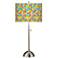 Color Sprint Giclee Brushed Nickel Table Lamp