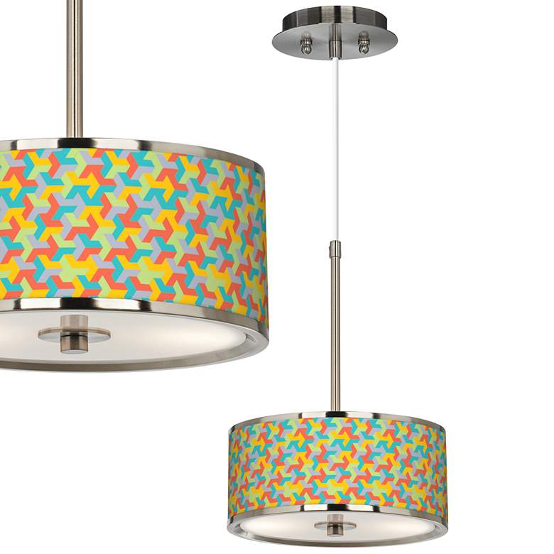 Image 1 Color Sprint Giclee Glow 10 1/4" Wide Pendant Light