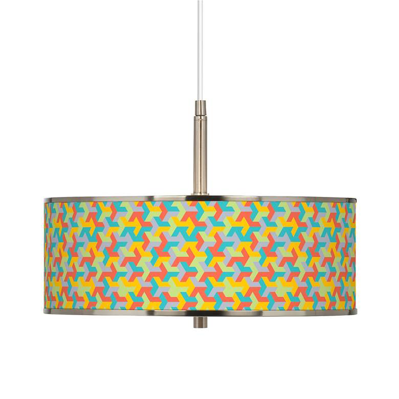 Image 1 Color Sprint Giclee Glow 16" Wide Pendant Light