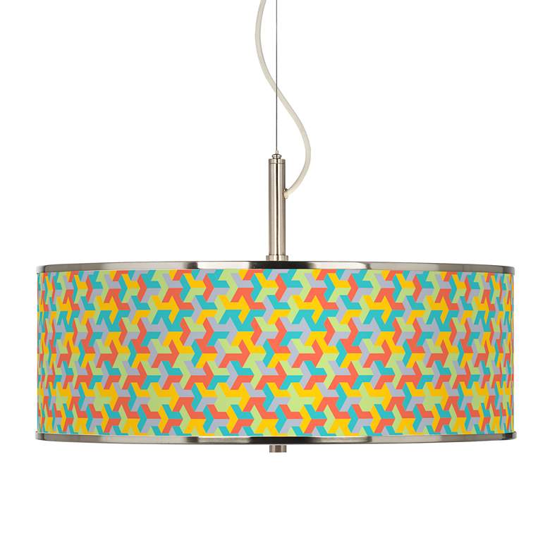 Image 1 Color Sprint Giclee Glow 20" Wide Pendant Light