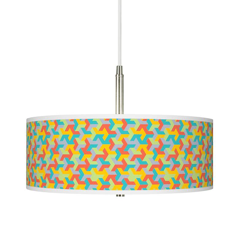 Image 1 Color Sprint Giclee Pendant Chandelier