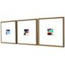 2_Color Squares II 21"W x 21"H Framed Art Set of 3 more views