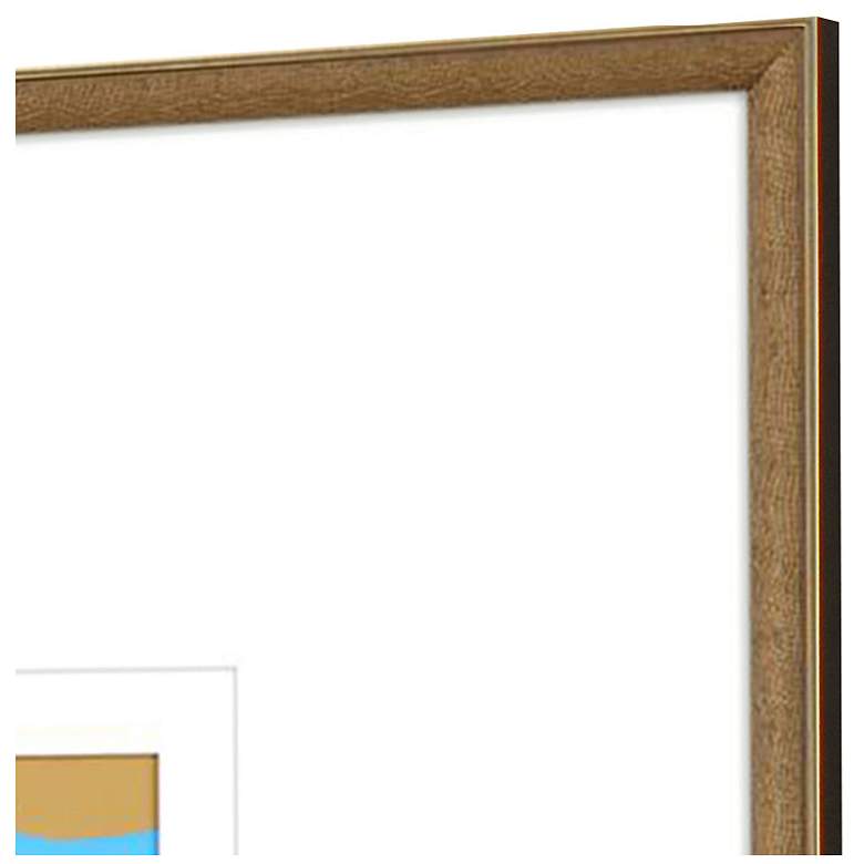 Image 3 Color Squares II 21"W x 21"H Framed Art Set of 3 more views